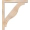 Ekena Millwork Funston Block Smooth Bracket w/ Offset Brace, Douglas Fir, 5 1/2"W x 38"D x 44"H BKT0604X38X44FST05SDF - alternate 4